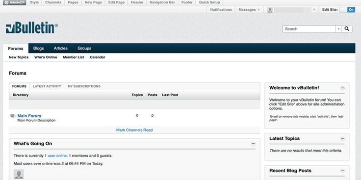 Create Blog Powered By Vbulletin